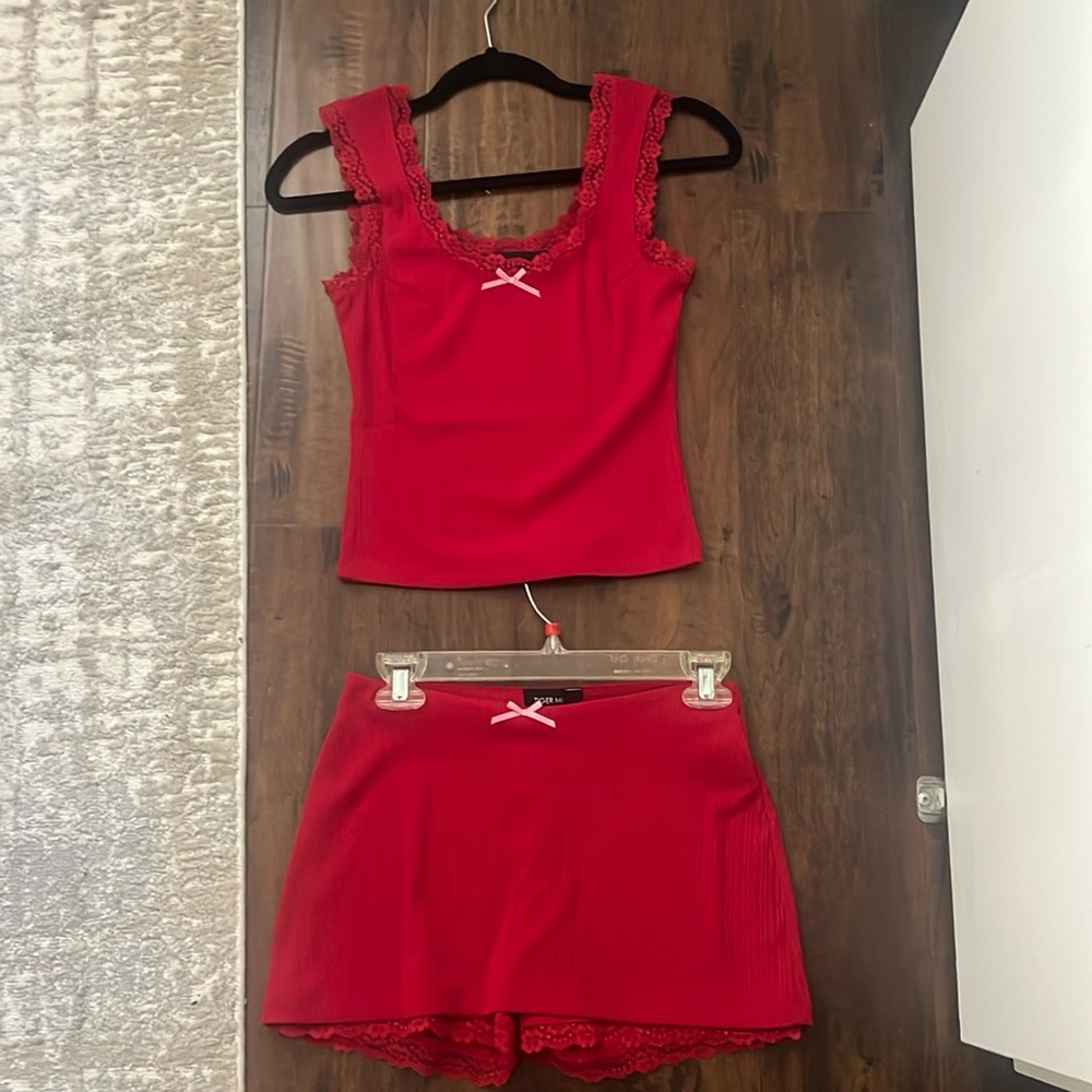 Tiger mist sabine set - skort xxs and shirt xs
